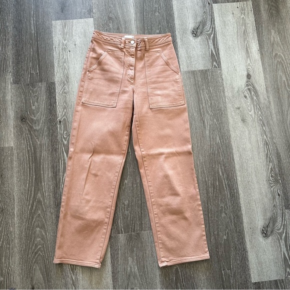 Aritzia Wilfred Free Modern Utility Pant Terracotta - Picture 2 of 5